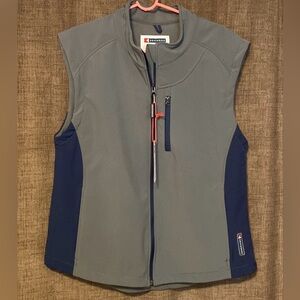 Boathouse Equinox Grey soft shell  Performance Outerwear Vest Mens size L  NWT